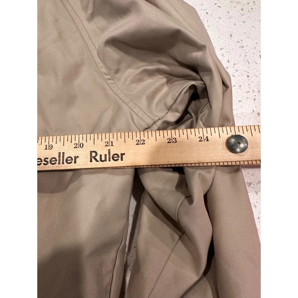 Vintage Walt Disney Golf Windbreaker Foursome V-Neck Pullover Tan Khaki Mens L